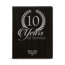 Years of Service Personalized Vegan Leather Padfolio
