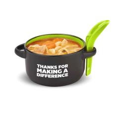 It Takes Teamwork Soup Mug & Spoon - Ceramic Mugs