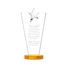 Star Performer Crystal Award - Crystal Awards