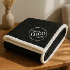 Custom Sherpa Blanket - Holiday Gifts