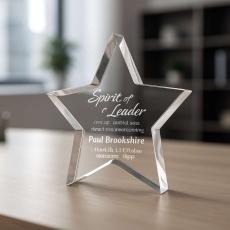 Star Acrylic Paperweight Award - Corporate Gifts