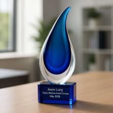Delray Flame Art Glass Award - Awards & Recognition