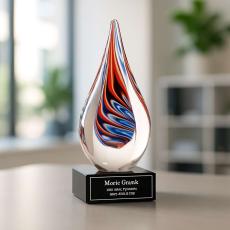 Spectrum Art Glass Award - Glass Trophies
