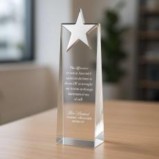 Super Star Tower Crystal Award - Employee Gifts