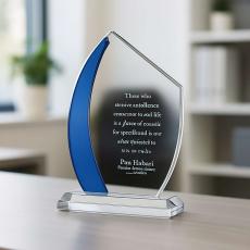 Flare Crystal Award - Glass Trophies