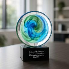 Aurora Art Glass Award - Glass Trophies