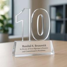 Milestone Acrylic Award - Years of Service Awards