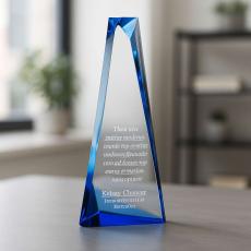 Blue Spire Award - Glass Trophies