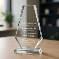 Fame Crystal Award - Colored Glass Awards