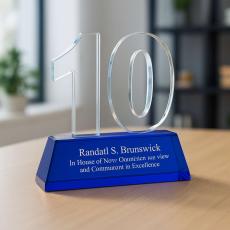 Milestone Crystal Award - Years of Service Awards