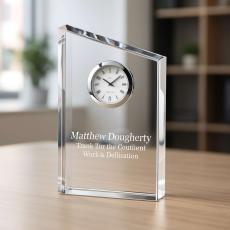 Peak Crystal Clock - Executive Gifts