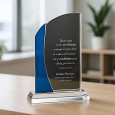 Soar Crystal Award - Colored Glass Awards