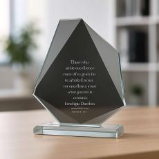 Apex Jade Glass Award - Glass Trophies