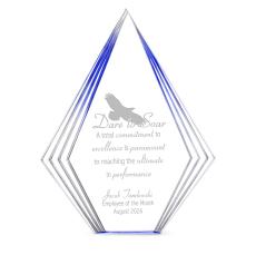 Beveled Peak Acrylic Award - Acrylic Awards