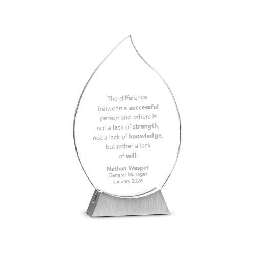 Awards & Recognition - Crystal Awards - Flame Foundry Crystal Award
