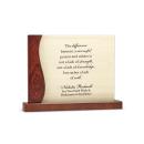 Rosewood Desktop Plaque