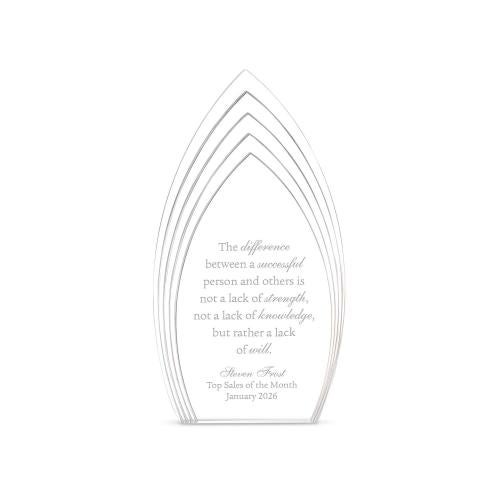 Peak Strata Acrylic Award