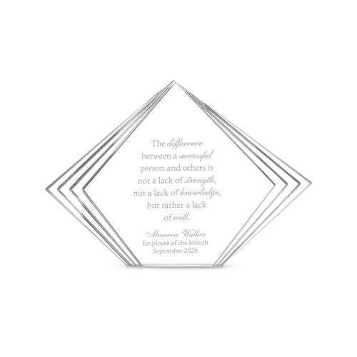Diamond Strata Acrylic Award