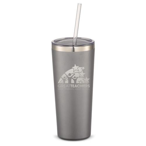 Corporate Gifts - Drinkware - Vacuum Insulated - Tumblers - The Joe Straw 20oz Stainless Steel Tumbler - Teacher Appreciation Gift