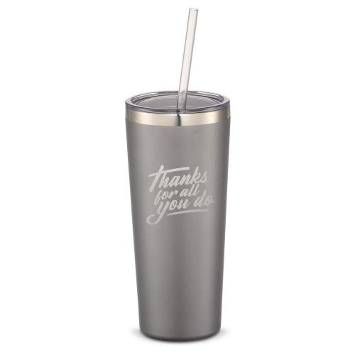The Joe Straw 20oz Stainless Steel Tumbler Personalized Appreciation Gift