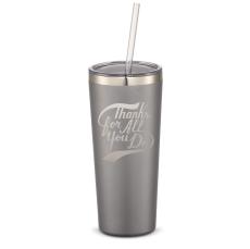 The Joe Straw 20oz Stainless Steel Tumbler Personalized Appreciation Gift - Corporate Gifts