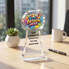 Custom Recognition Crystal Award - Crystal Awards