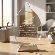 Flame Foundry Crystal Award - Crystal Awards