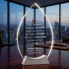 Petiole Foundry Crystal Award - New Products
