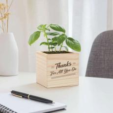 Thanks for All You Do Personalized Plant Cube - Plants & Grow Kits