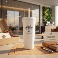 Custom Gift 18oz Eco Slim Tumbler - Eco-Friendly Gifts