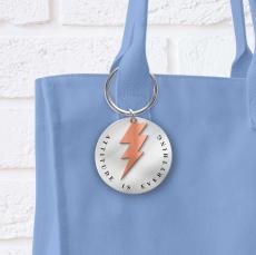 Attitude Lightning Metal Keychain - Employee Gifts Under $25