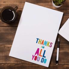 Thanks for All You Do Notepads - Office Supplies