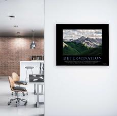 Determination Mountain Motivational Poster - Motivational Posters