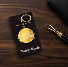 Token of Appreciation Value Metal Keychain - Awards & Recognition