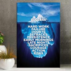Success Iceberg 1 Inspirational Art - Motivational Posters