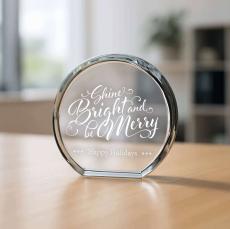 Bright & Merry Holiday Circle Mini Rave - Personalized Gifts