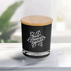 Holiday Bamboo Soy Candle Gift - Client Gifts
