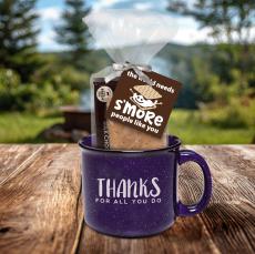 Thanks for All You Do 15oz Camp Mug & S'Mores Gift Set - Candy & Food