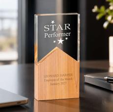 Eco Peak Acrylic Award - Employee Gifts