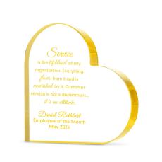 Heart Crystal Award - Awards & Recognition