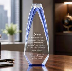 Blue Shine Brightly Acrylic Award - Awards & Recognition
