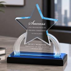 Star Power Acrylic Award - Employee of the Month