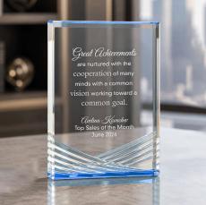 Blue Vision Eagle Acrylic Award - Awards & Recognition