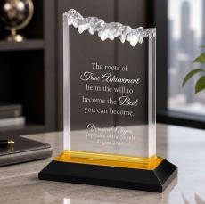 Gold Summit Reflection Acrylic Award - Acrylic Awards