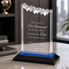 Blue Summit Reflection Acrylic Award - Acrylic Awards