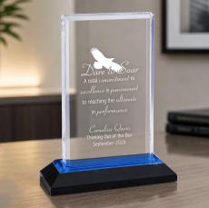 Blue Reflection Acrylic Award - Awards & Recognition