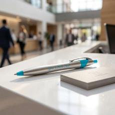 Employee Appreciation Silver Barrel Value Pen - Office Pens