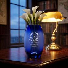 Michael Crystal Vase - Work Anniversary Gifts
