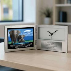 Essence of Family Desk Clock - Retirement Gifts