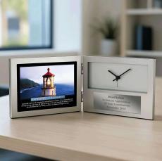 Essence of Leadership Lighthouse Desk Clock - Retirement Gifts